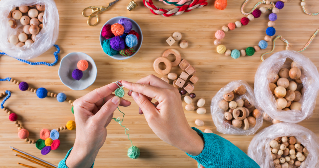 Crafting kits with beads